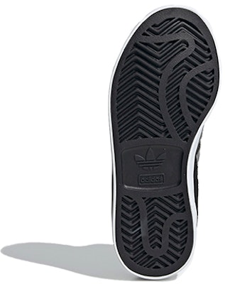 中童 adidas Originals Hardcourt HI 舒適休閒 耐磨 高幫 兒童板鞋 黑色 Details for 中童 adidas Originals Hardcourt HI 舒適休閒 耐磨 高幫 兒童板鞋 黑色