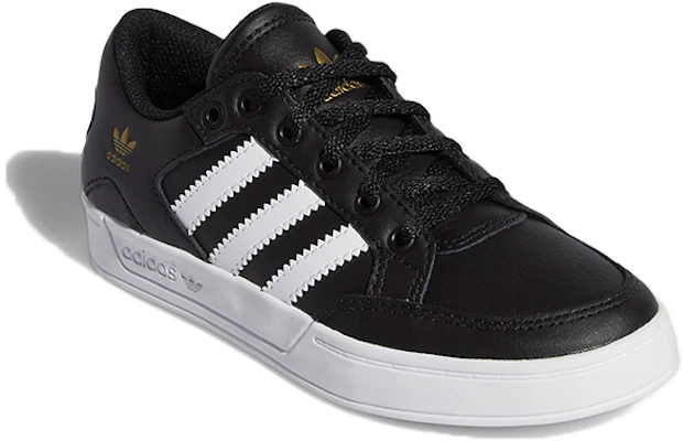 中童 adidas Originals Hardcourt Low 低幫 兒童板鞋 黑白 Lookbook 中童 adidas Originals Hardcourt Low 低幫 兒童板鞋 黑白