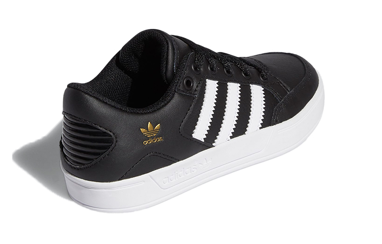 Shop 中童 adidas Originals Hardcourt Low 低幫 兒童板鞋 黑白