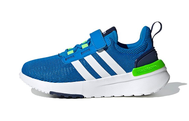 Buy (Preschool) adidas Originals Lite Racer Adapt 5 Lifestyle Running Slip-On Lace Shoes 'Blue White' GW8077