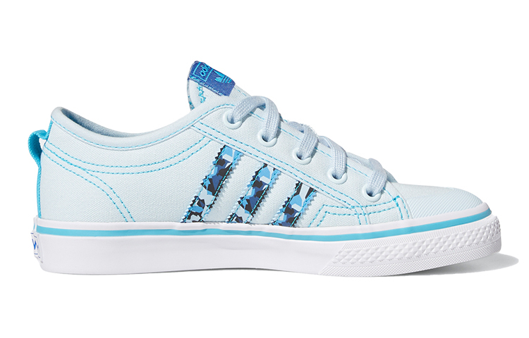 (Youth) adidas originals Nizza J 'Blue White' 圖 2