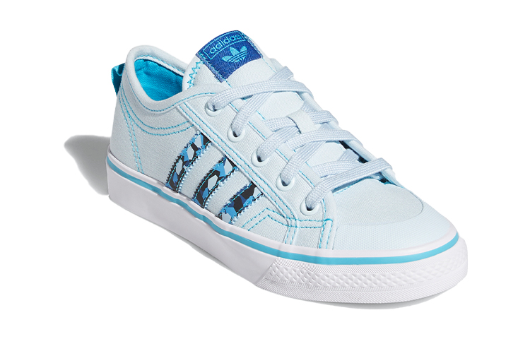 (Youth) adidas originals Nizza J 'Blue White' 圖 3