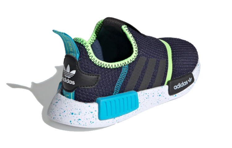 Shop BP幼童 adidas Originals NMD 360 藍綠白