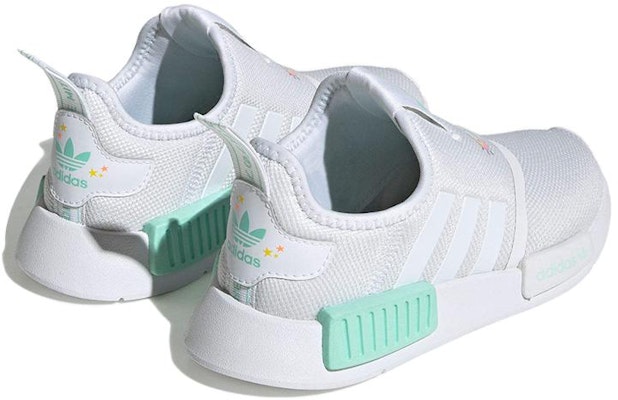 (Preschool) adidas Originals NMD 360 'Grey White Green' IF7879 Lookbook (Preschool) adidas Originals NMD 360 'Grey White Green' IF7879