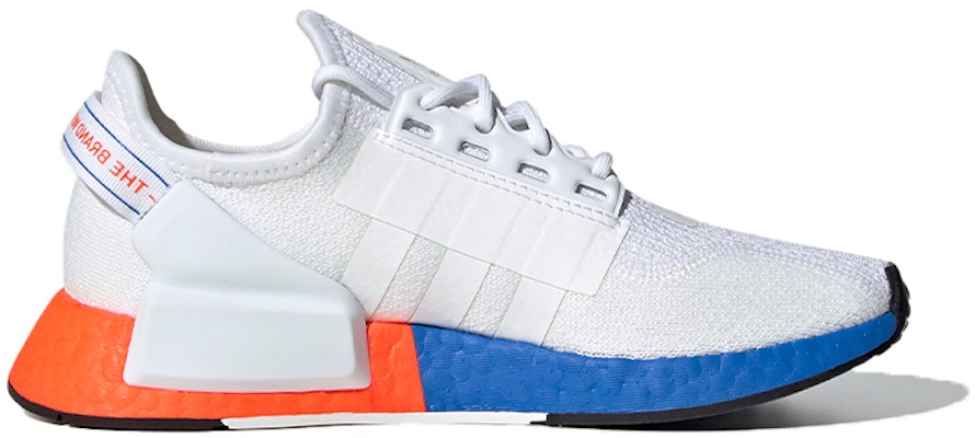 大童 adidas Originals NMD_R1 V2 J 白藍橙 Order 大童 adidas Originals NMD_R1 V2 J 白藍橙
