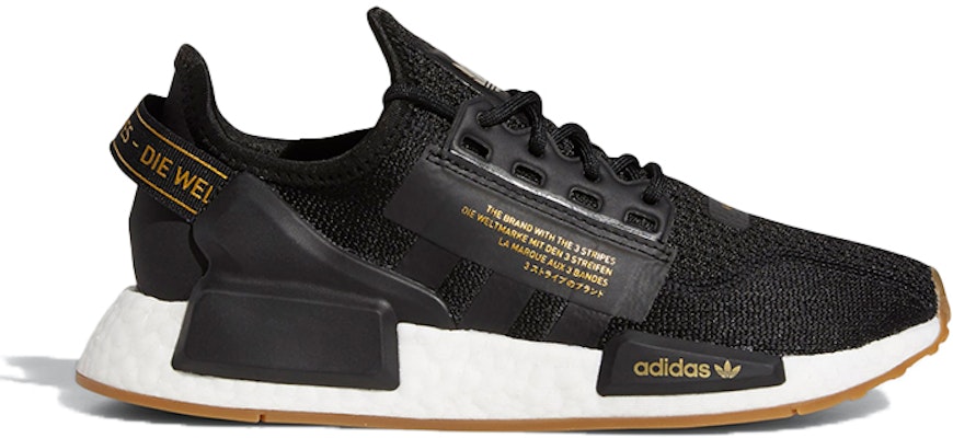 (Youth) adidas originals NMD_R1 V2 J 'Black White' FZ2134 Order (Youth) adidas originals NMD_R1 V2 J 'Black White' FZ2134