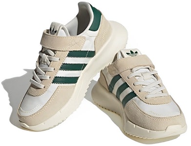 adidas originals Retropy F2 防滑耐磨 兒童休閒鞋 中童 米白綠 Lookbook adidas originals Retropy F2 防滑耐磨 兒童休閒鞋 中童 米白綠