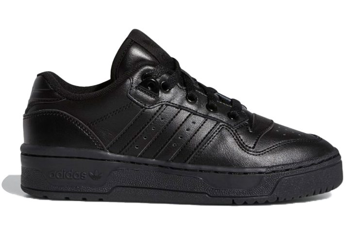 (Youth) adidas originals Rivalry Low J 'Black' 圖 2