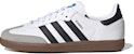 (PS) adidas Originals Samba J Kasut Putih/Hitam GZ8345