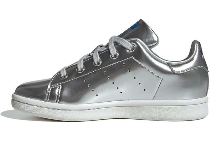 (Preschool) adidas originals Stan Smith J 'Silver Red White' FW8079 ...