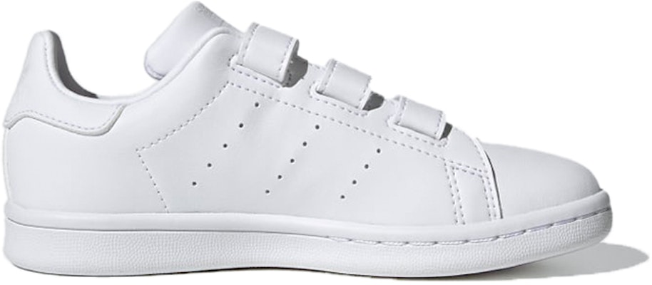 中童 adidas originals Stan Smith 低筒 兒童休閒鞋 純白色 Order 中童 adidas originals Stan Smith 低筒 兒童休閒鞋 純白色