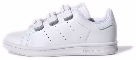 (Preschool) adidas originals Stan Smith All White Hook & Loop 'White' EG9355 (Preschool) adidas originals Stan Smith All White Hook & Loop 'White' EG9355