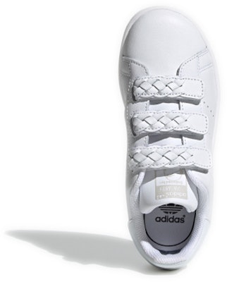 (PS) adidas Originals Stan Smith All White Tali Pengait 'Putih' EG9355 Shop (PS) adidas Originals Stan Smith All White Tali Pengait 'Putih' EG9355