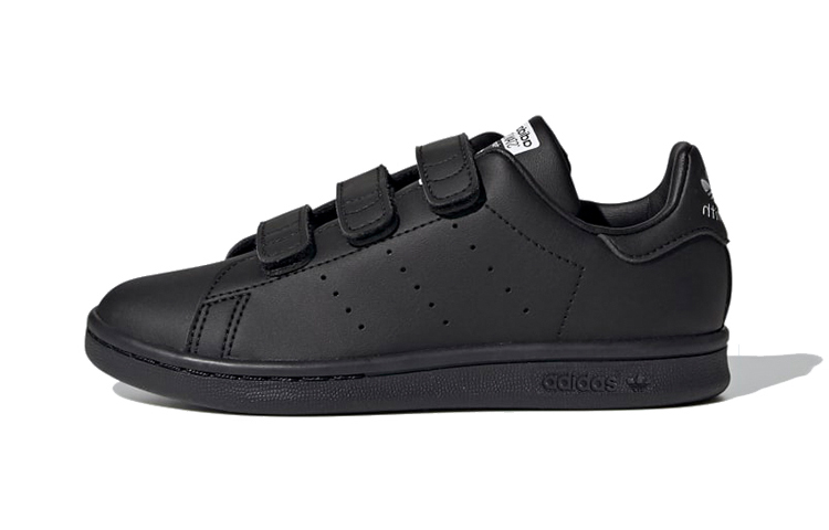 (Preschool) adidas originals Stan Smith 'Black' FY0969