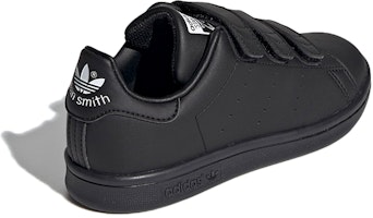 中童 adidas originals Stan Smith 低筒 兒童休閒鞋 黑 Shop 中童 adidas originals Stan Smith 低筒 兒童休閒鞋 黑
