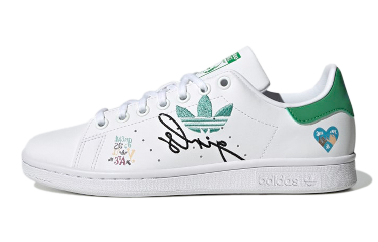 Buy 大童 adidas originals StanSmith J 休閒 防滑輕便 低筒 兒童板鞋 白綠