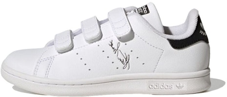 (Preschool) adidas originals Stan Smith x Kermit 'White Black' GW4535 (Preschool) adidas originals Stan Smith x Kermit 'White Black' GW4535