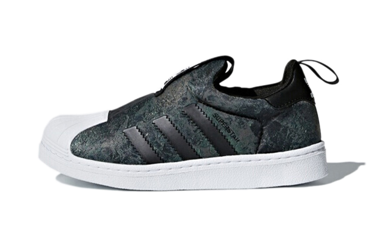 preschool adidas superstar black