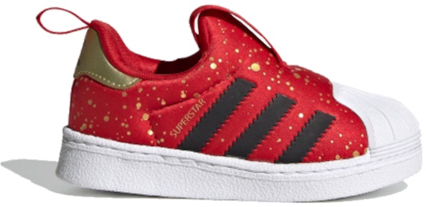 嬰兒 adidas originals Superstar 360 透氣防滑 低筒 滑板鞋 紅白 Order 嬰兒 adidas originals Superstar 360 透氣防滑 低筒 滑板鞋 紅白