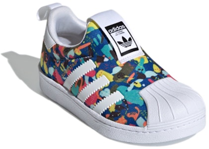 中童 adidas originals Superstar 360 C 防踢防滑 低筒 板鞋 彩色 Lookbook 中童 adidas originals Superstar 360 C 防踢防滑 低筒 板鞋 彩色