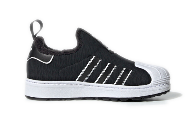Order 中童 adidas originals Superstar 360 Wtr C 低筒 板鞋 亮黑白