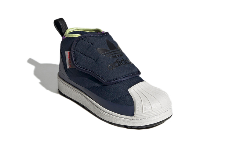 Lookbook (PS) (プリスクール用) アディダスオリジナルス スーパースター「ネイビーブルー」S23973 S23973