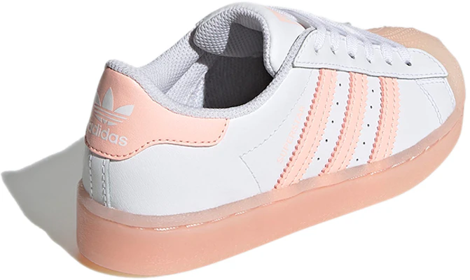 中童 adidas originals Superstar 低筒 兒童運動鞋 粉白 Shop 中童 adidas originals Superstar 低筒 兒童運動鞋 粉白