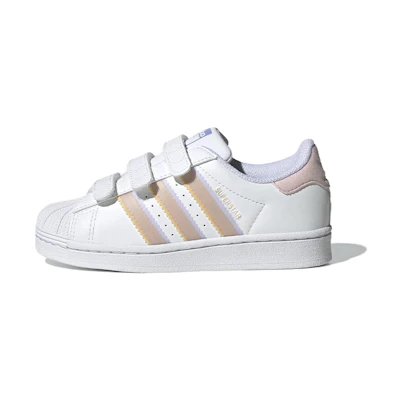 (PS) adidas originals Superstar 'White Blue Pink'