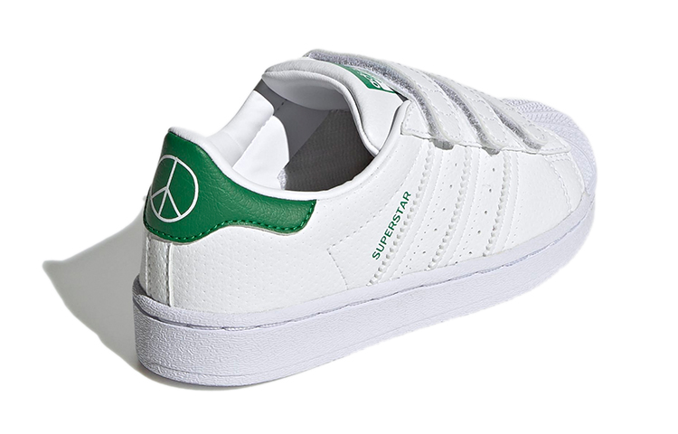 Shop (PS) adidas Originals Superstar 'Putih Hijau' FX7171