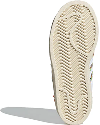 中童 adidas originals Superstar 防滑防踢 低筒 兒童板鞋 白橙色 Details for 中童 adidas originals Superstar 防滑防踢 低筒 兒童板鞋 白橙色