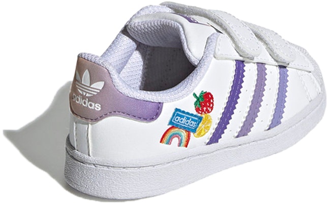 (TD) adidas Originals Superstar 'Putih Ungu Muda' GY3318 Shop (TD) adidas Originals Superstar 'Putih Ungu Muda' GY3318