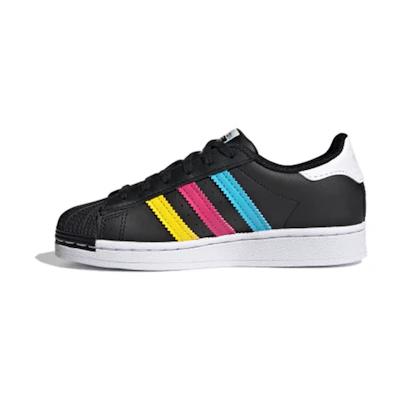 (PS) adidas originals Superstar C 'Black Multi'
