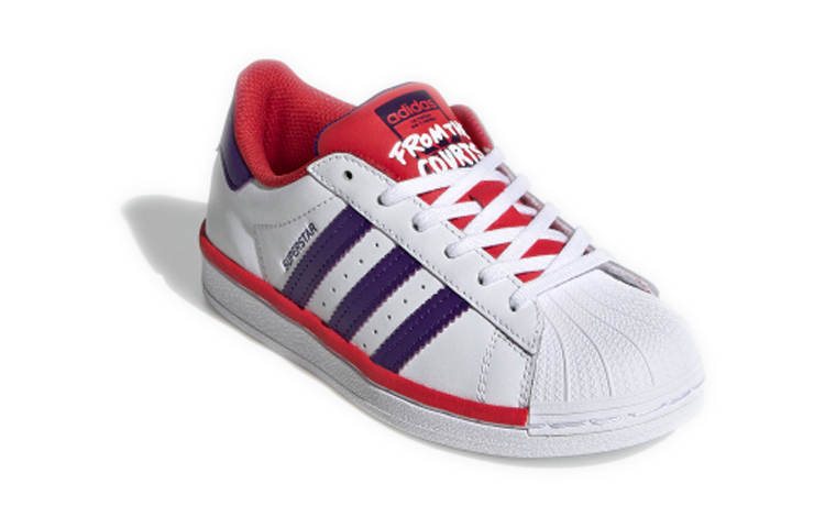 Order (PS) adidas Originals Superstar C ''Weiß Lila Rot'' FV3664