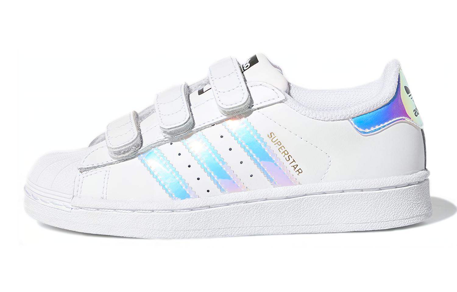 Buy (PS) 阿迪达斯 三叶草 Superstar CF C ‘白蓝’ 童鞋 AQ6279