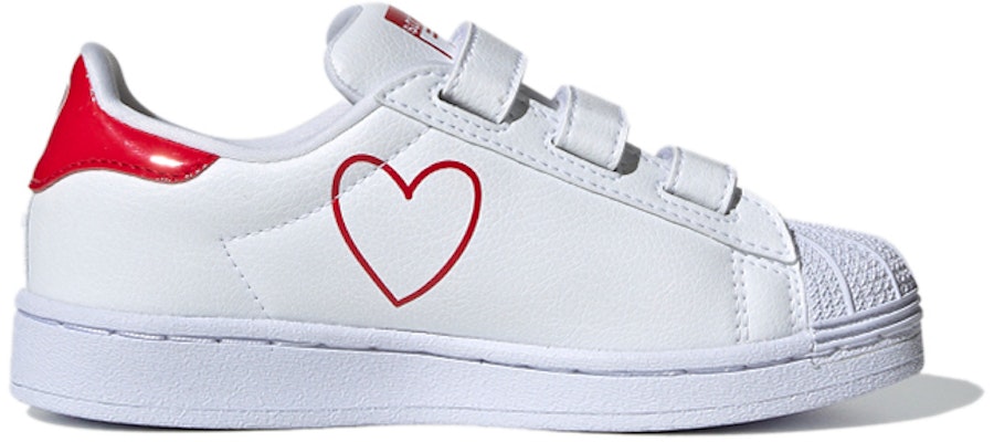 (PS) adidas Originals Superstar Cf C 'Putih Merah' FX7170 Order (PS) adidas Originals Superstar Cf C 'Putih Merah' FX7170