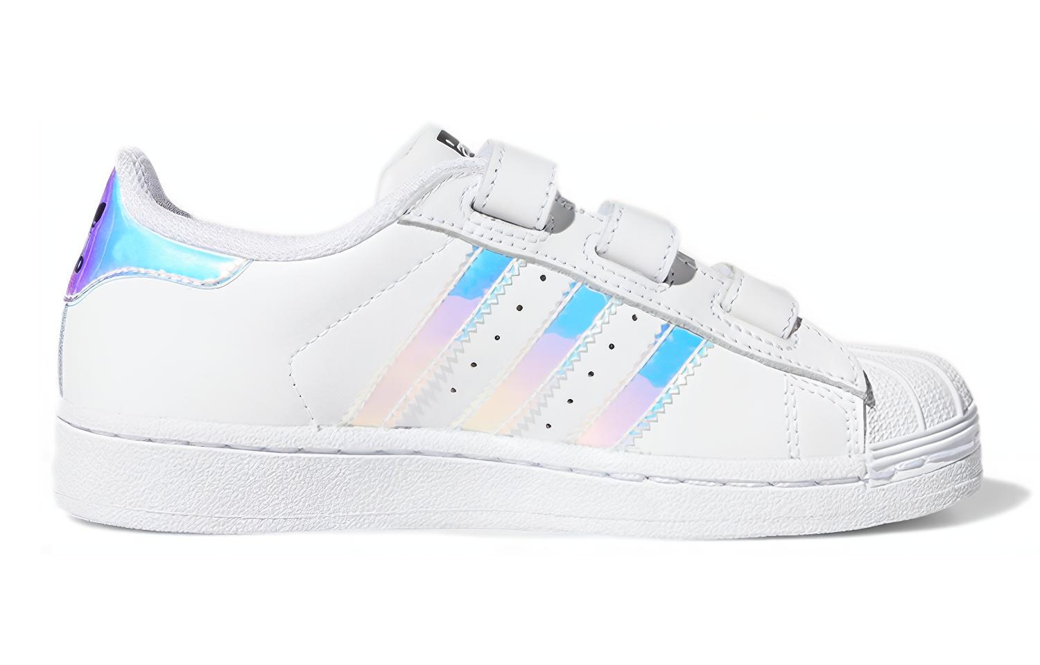 Order (PS) 阿迪达斯 三叶草 Superstar CF C ‘白蓝’ 童鞋 AQ6279