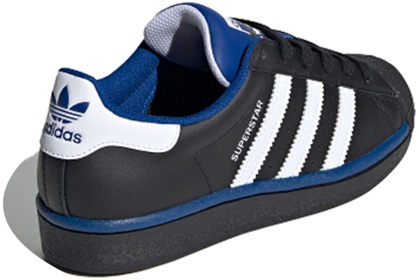 (JR) 아디다스 오리지널 슈퍼스타 J '블랙 블루' FV3665 Lookbook (JR) 아디다스 오리지널 슈퍼스타 J '블랙 블루' FV3665