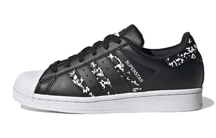 Buy 大童 adidas originals Superstar J 耐磨防滑 低筒 兒童板鞋 黑白