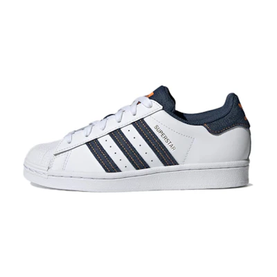 (Youth) adidas originals Superstar 'White Blue Yellow'