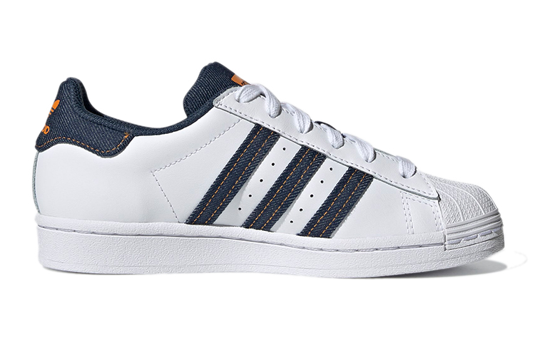 Order 大童 adidas originals Superstar J 防滑耐磨 低筒 童鞋 白藍