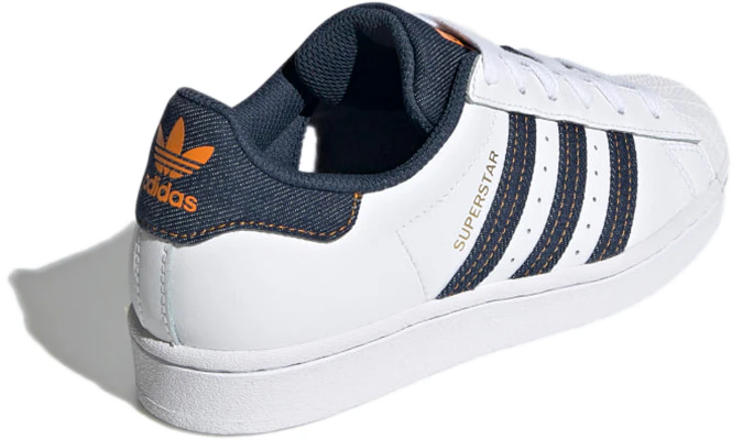 大童 adidas originals Superstar J 防滑耐磨 低筒 童鞋 白藍 Shop 大童 adidas originals Superstar J 防滑耐磨 低筒 童鞋 白藍