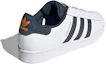 Shop 大童 adidas originals Superstar J 防滑耐磨 低筒 童鞋 白藍