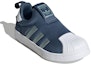 Lookbook (PS) adidas Originals Superstar 360 Kasut 'Biru Gelap Putih Awan' GY9177