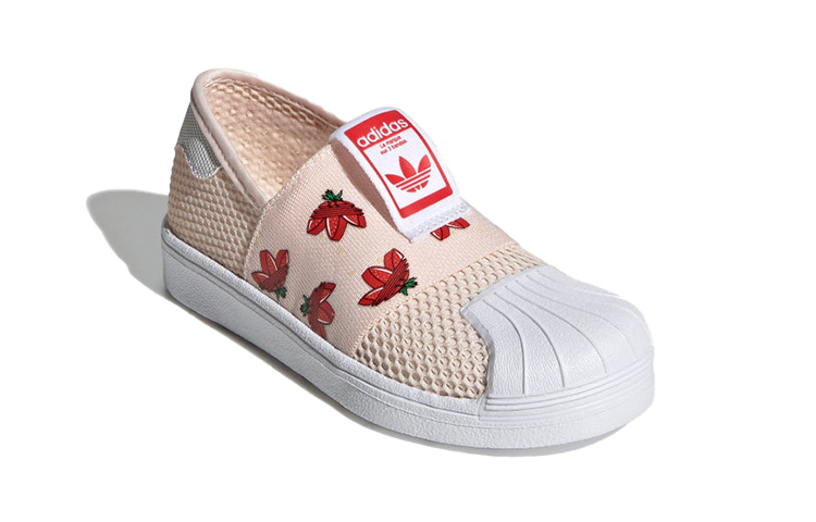 Lookbook (PS) 阿迪达斯 三叶草 Superstar SMR 360 粉红/红色 FY9834