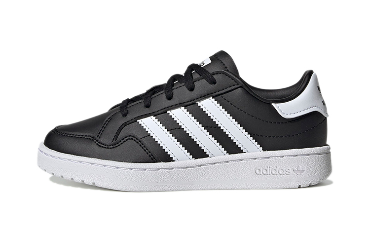 (Preschool) adidas Originals Team Court 'Black Casual Low' EF6821