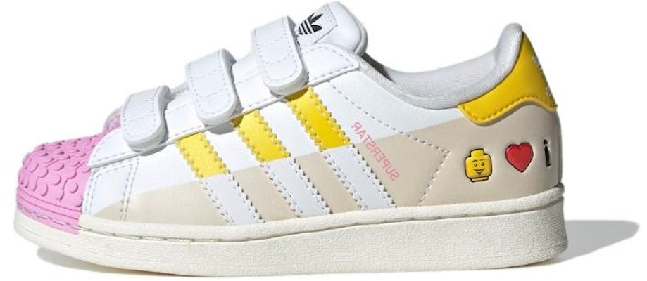 (Preschool) LEGO x adidas Superstar CF C 'I Love Lego - Pink' IF2910 Buy (Preschool) LEGO x adidas Superstar CF C 'I Love Lego - Pink' IF2910