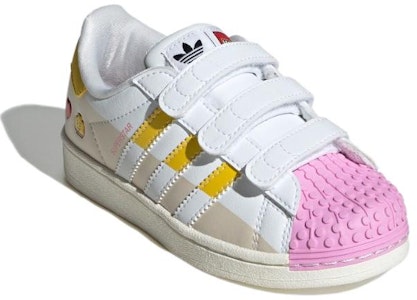 (PS) 레고 X 아디다스 오리지널 슈퍼스타 찍찍이 '화이트 핑크' IF2910 Lookbook (PS) 레고 X 아디다스 오리지널 슈퍼스타 찍찍이 '화이트 핑크' IF2910