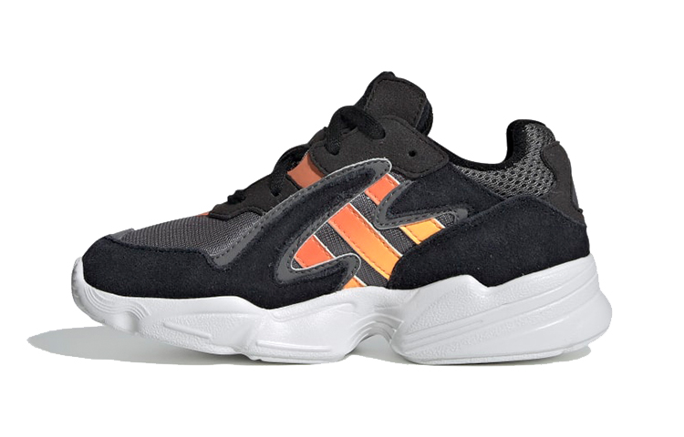 (Preschool) adidas originals Yung-96 Chasm 'Black Gray Orange' EE7554