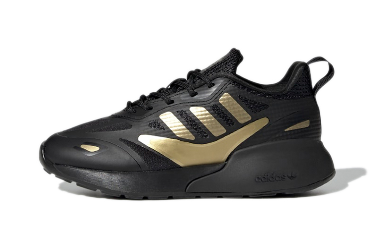 (Preschool) adidas Originals ZX 2K 2.0 'Black Gold' GZ7050