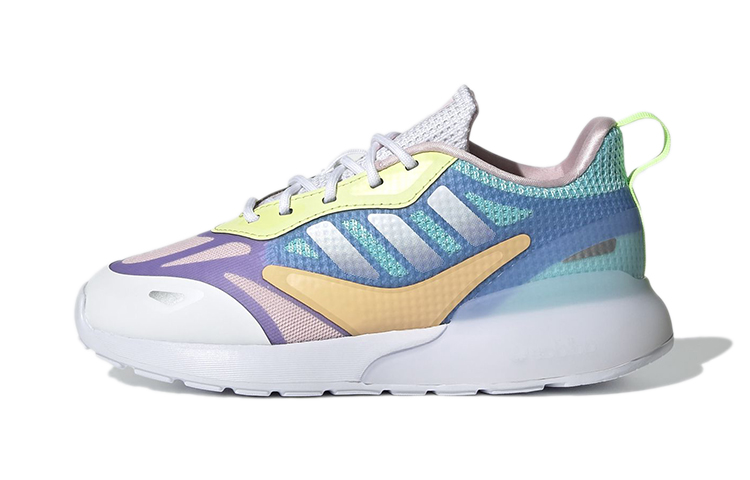 (Preschool) adidas Originals ZX 2K 2.0 'White Blue Purple' GZ3129